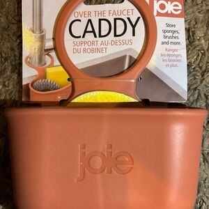 Joie Faucet Caddy in Coral